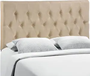 TRIHO HB-0207 Italian New model Modern Diamond Tufted Mid-Rise Upholstered Headboard Wall or Bed Frame Options