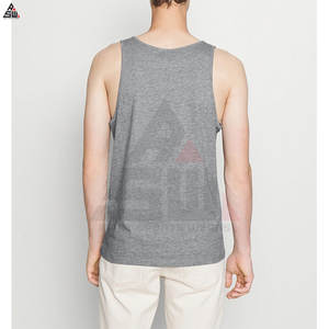 Débardeurs de musculation pour hommes en coton respirant tricoté avec logo personnalisé, décontractés, pour la course à pied, la musculation, la remise en forme - Product Image 5