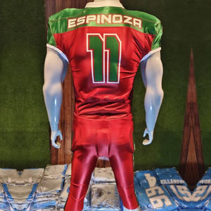 Uniformes de Fútbol Juvenil Americano de alta calidad para ropa de entrenamiento Uniformes de fútbol americano cosidos de sarga de aparejos de alta calidad - Product Image 2