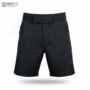 กางเกงขาสั้นสำหรับผู้ชายแบบแห้งเร็วมาใหม่พร้อมพิมพ์โลโก้ตามสั่งสีทึบสำหรับฤดูร้อน - Product Image 1