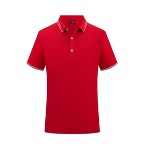 Verano de los hombres personalizados de alta calidad 100% algodón de secado rápido Golf para Polos de manga corta y patrón sólido impreso Jersey - Product Image 3