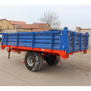 Remolque de tractor agrícola de servicio pesado, cama plana duradera para uso agrícola - Product Image 2