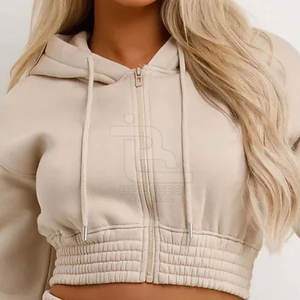 Servicio OEM Trajes de sudor recortados de mujer superventas de secado rápido Trajes de sudor recortados de mujer al mejor precio hechos a medida - Product Image 5