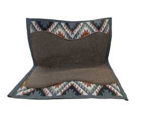 High Quality Custom Made 1/2\" Gray Wool <b>Felt</b> Multi-Color Contour <b>Pad</b> New Zealand Wool Horse Ranch Saddle <b>Pads</b> Size 34x42 Wear - Product Image 6