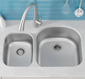 Fregadero de granja bajo encimera de Grado Profesional, acero inoxidable 304, con superficie resistente a los arañazos para cocinas activas, de grado profesional, - Product Image 3