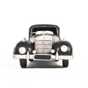Hecho a mano pintado 1937 Plymouth P4 Deluxe negro madera Vintage coche modelo para decoración de oficina en casa - Product Image 3