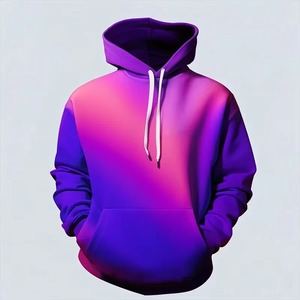 OEM ODM Calidad Premium Nueva Moda 3D Imprimir Púrpura Sudadera Con Capucha Y2k Ropa Para Hombres Mujeres Ropa Deportiva Casual Otoño Ropa de Calle - Product Image 2