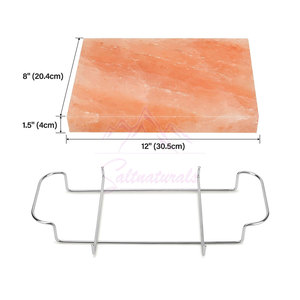 Placas de parrilla de sal del Himalaya sólidas puras, forma personalizada, placa de parrilla de alta calidad, 1,5x8x12 pulgadas - Product Image 2