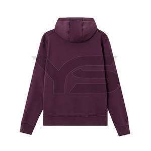 Sudadera con capucha de lana de algodón de invierno hecha a medida para hombres con bordado 3D Impresión digital 360g Tela Servicio OEM Cordón personalizado - Product Image 2