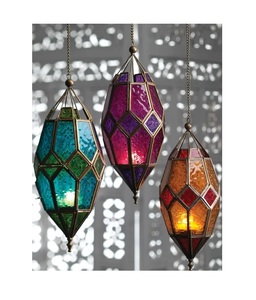 Classic <b>black</b> metal iron <b>lantern</b> with powder-coated rust-resistant finished for stylish home entryway or porch decor - Product Image 2