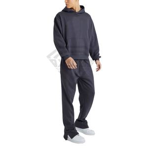 Chándal acampanado de lana de tecnología de impresión personalizada de calidad superior para hombres último modelo de chándales acampanados de manga larga bordados - Product Image 1