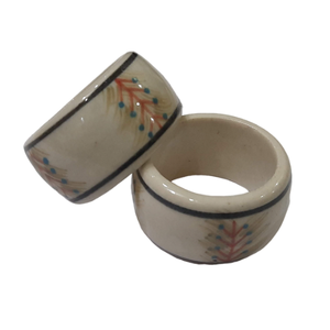 Anillos de Servilleta de Cerámica Hechos a Mano, Modernos y Sostenibles, con Color Personalizado para Bodas y Regalos - Product Image 4