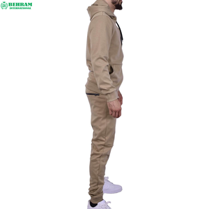 Conjunto Deportivo de Gimnasio Behram International al por Mayor para Hombre, 100% Algodón, Trajes Deportivos con Logotipo Personalizado, Corte Regular, Ropa de Otoño - Product Image 4