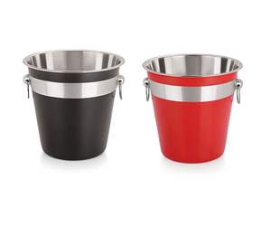 ถังน้ำแข็งสแตนเลสเกรดพรีเมียม ขนาด 21 ซม. เป็นมิตรกับสิ่งแวดล้อม สำหรับวิสกี้ ไวน์ และค็อกเทล พร้อมดีไซน์เก็บความเย็น - Product Image 2