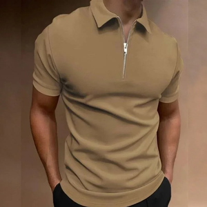 Polo clásico de manga corta para hombre, camisa de polo con botones para golf al aire libre, informal, básico, con botones en la parte delantera, verano, estampado de lona de ajuste Regular - Product Image 4