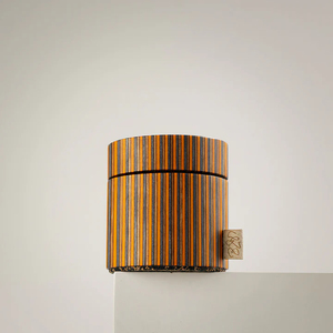 Brûleur à Bakhoor en bois de santal rayé de luxe, fait main, écologique, durable, pour encens arabe - Product Image 1