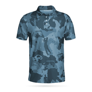 T-shirts polo de golf de design décontracté pour hommes Séchage rapide et streetwear de haute qualité avec logo personnalisé Motif solide Style vintage - Product Image 5