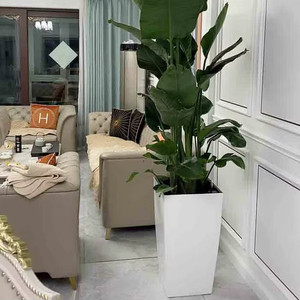 Hotel de lujo de gran plaza macetas vertical de interior al aire libre de belcony árbol chino cerámica jardín riego <span class=keywords><strong>maceta</strong></span> de plástico - Product Image 4