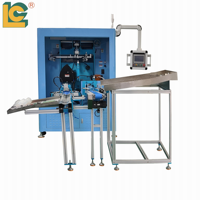 Imprimante à écran pour gobelets en plastique et en papier, automatique, LED UV 6, nouvelle, 4 servomoteurs, impression à 360 degrés, diamètre 120 mm, multicolore
