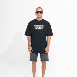 เสื้อยืดผู้ชายไซส์ใหญ่-คุณภาพพรีเมียม รุ่นใหม่ ผ้าถักโพลีเอสเตอร์/คอตตอน ป้องกันขนร่วงและระบายอากาศได้ดี แขนสั้นลำลอง - Product Image 6