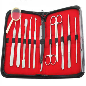 Bon marché Prix de gros 12 pièces Medical College Student Dissection Outils Kit Set Mosquito Scalpel Dressing Ciseaux - Product Image 1