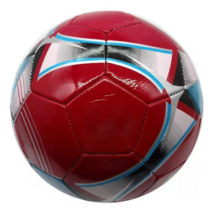 Balón de fútbol de cuero Pu de tamaño oficial, balón de fútbol de cuero sintético ligero personalizado, nuevo diseño, 100% - Product Image 5