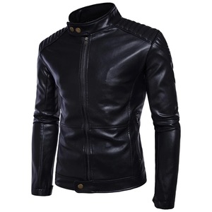 Veste en cuir vintage pour homme Veste en cuir pour homme décontractée Veste en cuir vintage Veste en cuir noire Biker - Product Image 6
