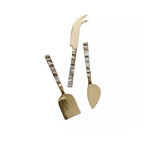 <b>Gold</b> Plated <b>Cutlery</b> <b>Set</b> With Marble Handle New Design Metal <b>Cutlery</b> <b>Set</b> New Look Metal Flatware in Wholesale Price - Product Image 1