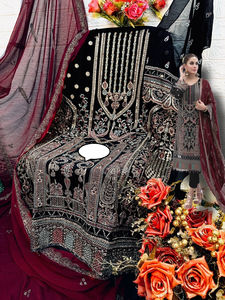 Vestido de mujer paquistaní, traje Salwar Kameez en estilo indio, seda de alta calidad para ropa musulmana, calidad de exportación - Product Image 6