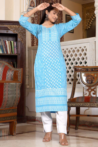 Collections de robes en coton à fleurs de style indien et pakistanais pour femmes, prix de gros, tenues de mariage, salwar kameez, kurtis - Product Image 2