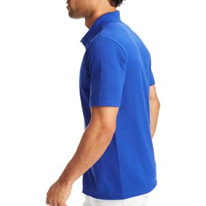 100% polos personnalisés en coton biologique pour hommes tricotés à manches courtes col polo vente en gros de chemises de golf unies de haute qualité pour hommes - Product Image 5