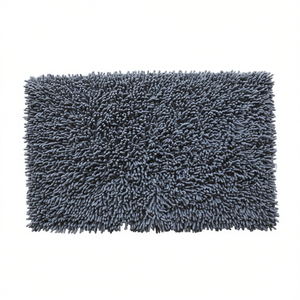 Tapis de bain gris RICCIO (80x50cm) modèle 17836 complémentaire pour la collection RICCIO en quartz blanc - Product Image 2