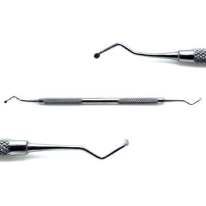 NUEVA EXCAVADORA DENTAL JUEGO DE 3 CUCHARAS RESTAURATIVAS INSTRUMENTOS PREMIUM DE DOBLE EXTREMO - Product Image 4