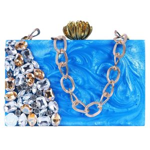 Bolso de Mano de Resina Ecológica de Lujo con Bordado Hecho a Mano, Diseño Personalizable, al Mejor Precio - Product Image 1