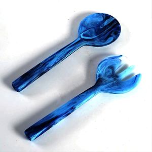Ensemble Mirha 2 serveurs à salade faits à la main Produit indien de qualité supérieure Tarif d'usine disponible - Product Image 4
