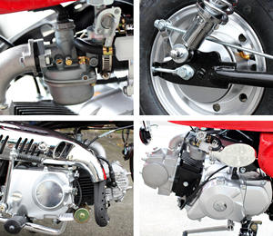 새로운 원숭이 자전거 125cc 4 행정 전기/킥 스타트 수동 클러치 미니 오토바이 원숭이 엔진 125 - Product Image 4