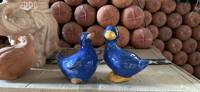 Ensemble d'ornements de Noël en porcelaine céramique fabriqué au Vietnam Statues de famille de hibou et de poulet sculptées pour la maison et le jardin Objets décoratifs