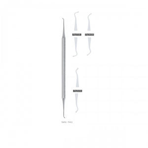 Prix de gros Curettes à os de qualité supérieure Darby - Perry Poignées antidérapantes Instruments chirurgicaux à double usage - Product Image 1