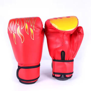 Guantes de boxeo de cuero de entrenamiento ganador con logotipo personalizado profesional de fábrica - Product Image 3