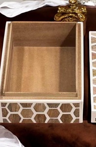 Cofre de joyería con incrustaciones de hueso hecho a mano con motivos florales Joyero con incrustaciones de hueso de diseñador para regalar y decorar a precio barato - Product Image 2