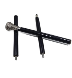 Bastones victorianos decorativos y bastones para hombres y mujeres-36 "Mango de latón de ébano marrón Bastón plegable Derby unisex - Product Image 1