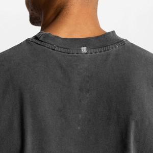 Vêtements de sport pour hommes Coton de haute qualité Chemises sans manches délavées à l'acide Gym Athletic Tank Top - Product Image 4