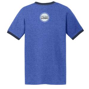 T-shirts à manches courtes rayés avec col contrastant - Product Image 1