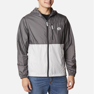 blank windbreaker men's hooded side-zip <b>with</b> <b>pockets</b> windbreaker <b>jacket</b> for men's - Product Image 1