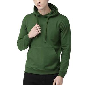 <b>Men's</b> Heavyweight Cotton <b>Fleece</b> Pullover Oversized Hoodie Custom Logo High Quality Casual Winter <b>Fleece</b> <b>Green</b> <b>Men's</b> Hoodies - Product Image 1