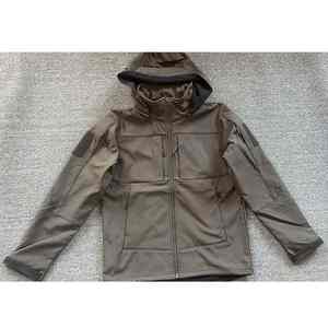 Veste polaire de randonnée en plein air unisexe thermique Softshell hiver chaud coupe-vent manteau zippé - Product Image 5