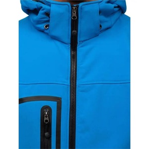 New Design Men's Stylish Winter Windbreaker Jacket Full Sleeve Lightweight Breathable <b>Fabric</b> Hooded Collar Customized OEM - Product Image 5
