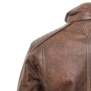 Chaqueta de Cuero de Invierno para Hombre de Alta Calidad, Estilo Urbano con Diseño de Cremallera, Impermeable y Transpirable, Precio al por Mayor - Product Image 6