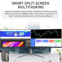 Moniteur de jeu incurvé d'usine de 49 pouces, résolution 5K, 120 Hz, écran LCD large, HDR 1 ms pour les joueurs sur PC