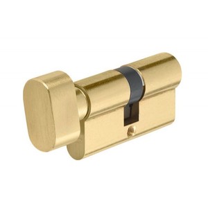 Wkładka bębenkowa Abus KE45MM 40g/30 Z gałką mosiądz KL. A, 3 klucze nacinane - Product Image 1